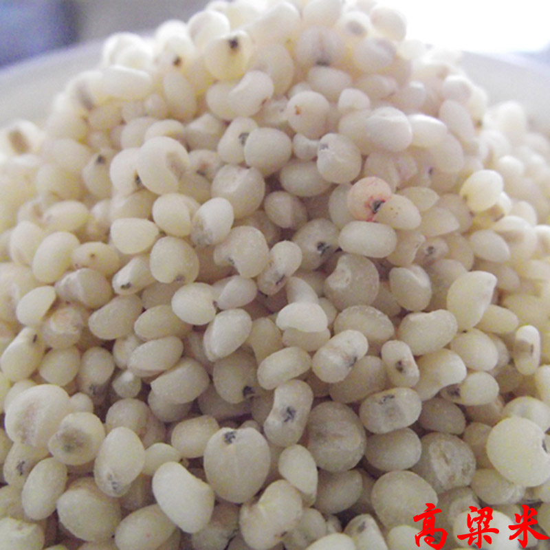 農家東北高粱米 有機雜糧 釀酒粗糧去皮高粱米散裝特產500g