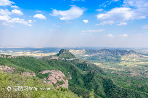 夏季太行山風光 邢臺的山水詩畫